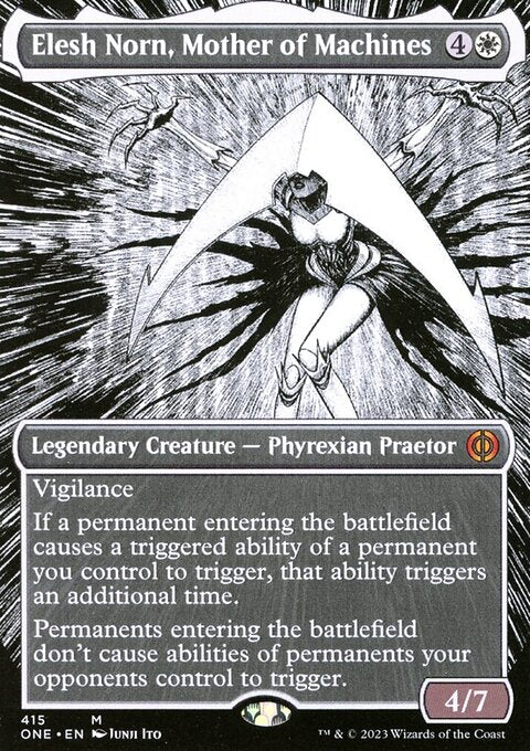 Elesh Norn, Mother of Machines (Borderless Manga) [Phyrexia: All Will Be One]