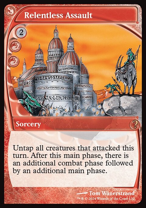 Relentless Assault (Future Sight) [Mystery Booster 2]