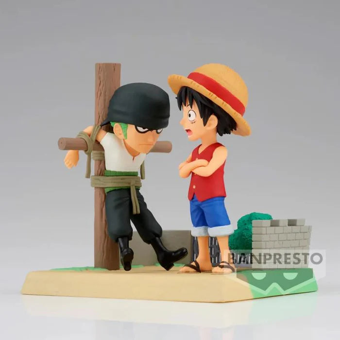 Monkey D. Luffy and Roronoa Zoro - Log Stories - One Piece World Collectable Statue