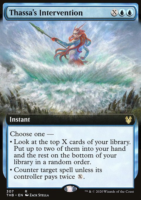 Thassa's Intervention (Extended Art) [Theros Beyond Death]