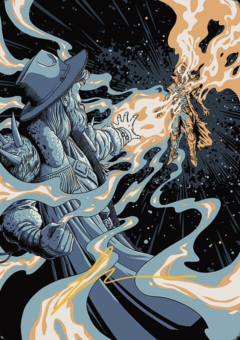 Mana Drain Art Card [Outlaws of Thunder Junction Art Series]