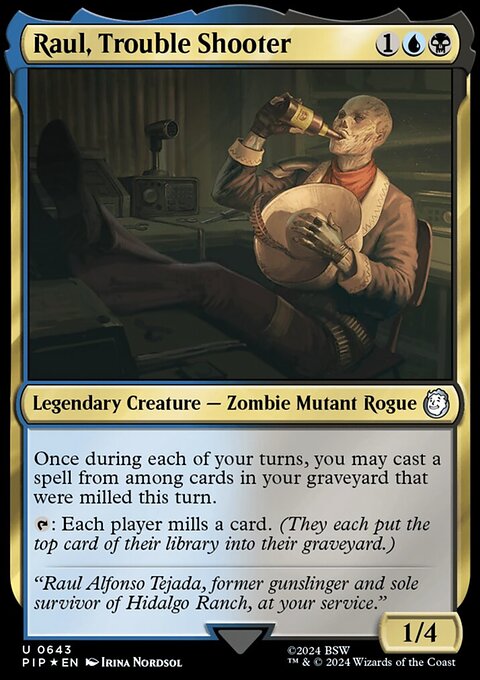 Raul, Trouble Shooter (Surge Foil) [Fallout]