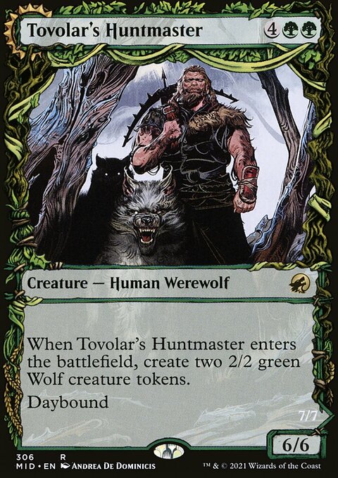 Tovolar's Huntmaster // Tovolar's Packleader (Showcase Equinox) [Innistrad: Midnight Hunt]