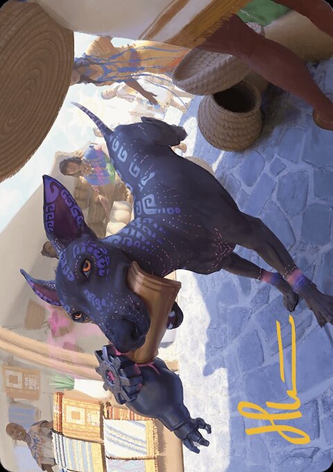 Mischievous Pup Art Card [The Lost Caverns of Ixalan Art Series]