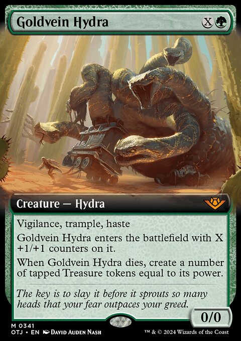 Goldvein Hydra (Extended Art) [Outlaws of Thunder Junction]