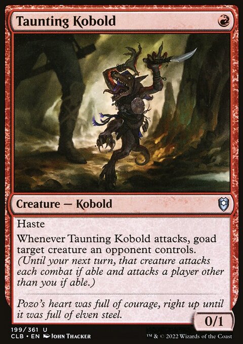Taunting Kobold [Commander Legends: Battle for Baldur's Gate]
