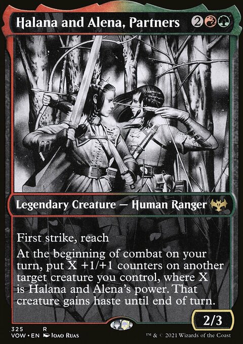 Halana and Alena, Partners (Showcase Eternal Night) [Innistrad: Crimson Vow]