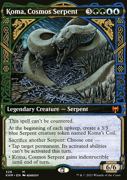 Koma, Cosmos Serpent (Showcase) [Kaldheim]