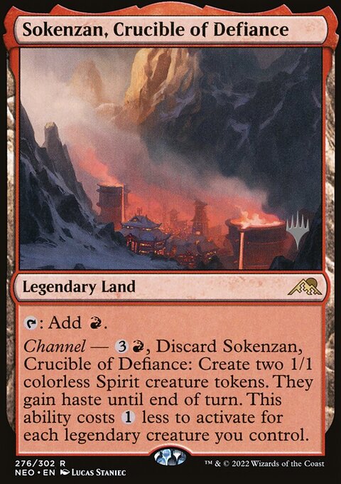 Sokenzan, Crucible of Defiance (Promo Pack) [Kamigawa: Neon Dynasty Promos]