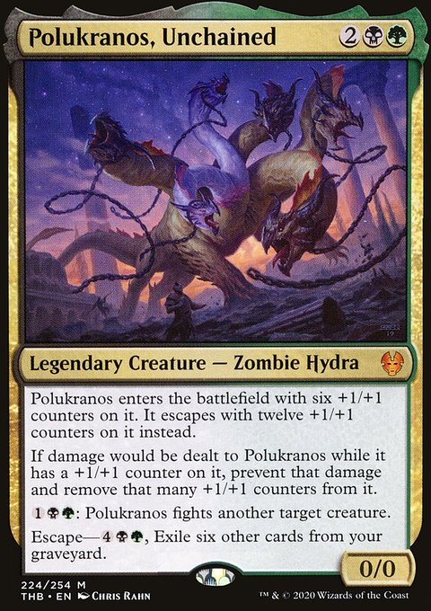 Polukranos, Unchained (Promo Pack) [Theros Beyond Death Promos]