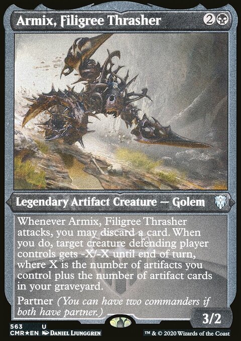 Armix, Filigree Thrasher (Etched) [Commander Legends]