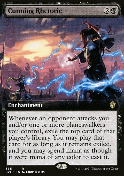 Cunning Rhetoric (Extended Art) [Commander 2021]