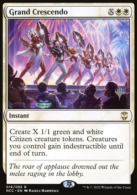 Grand Crescendo (Promo Pack) [Streets of New Capenna Commander Promos]
