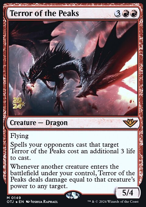 Terror of the Peaks (OTJ) [Outlaws of Thunder Junction Prerelease Promos]