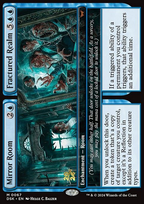 Mirror Room // Fractured Realm [Duskmourn: House of Horror Prerelease Promos]
