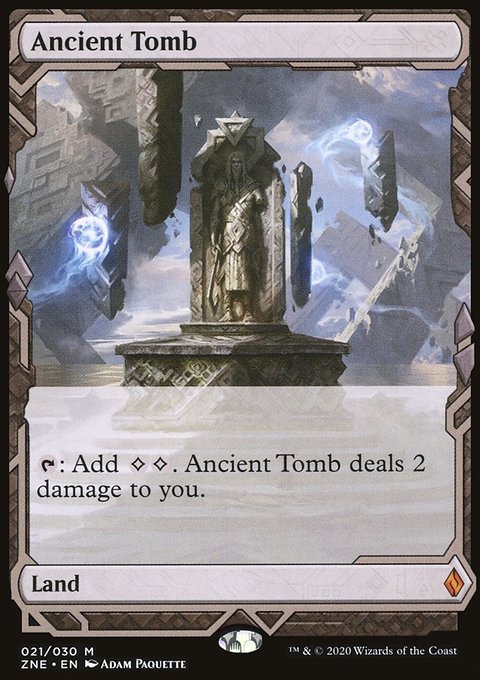 Ancient Tomb (Expeditions) [Zendikar Rising Expeditions]