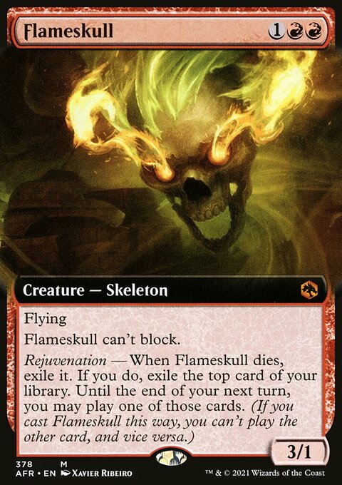 Flameskull (Extended Art) [Dungeons & Dragons: Adventures in the Forgotten Realms]