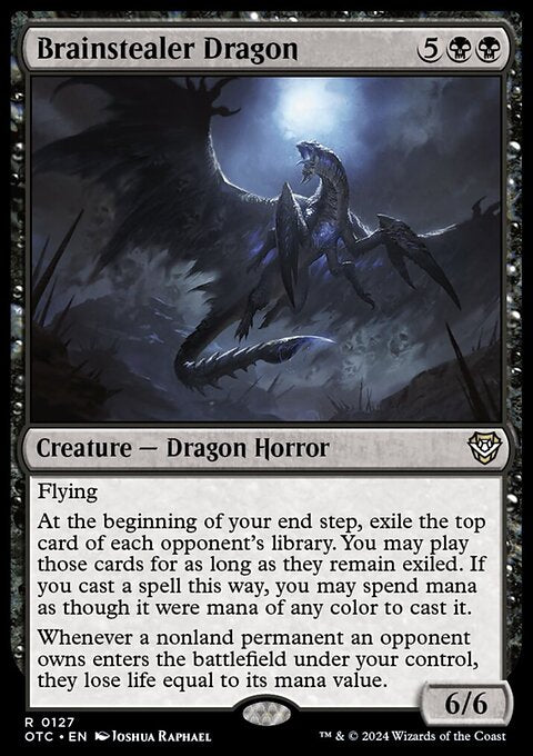 Brainstealer Dragon [Outlaws of Thunder Junction Commander]