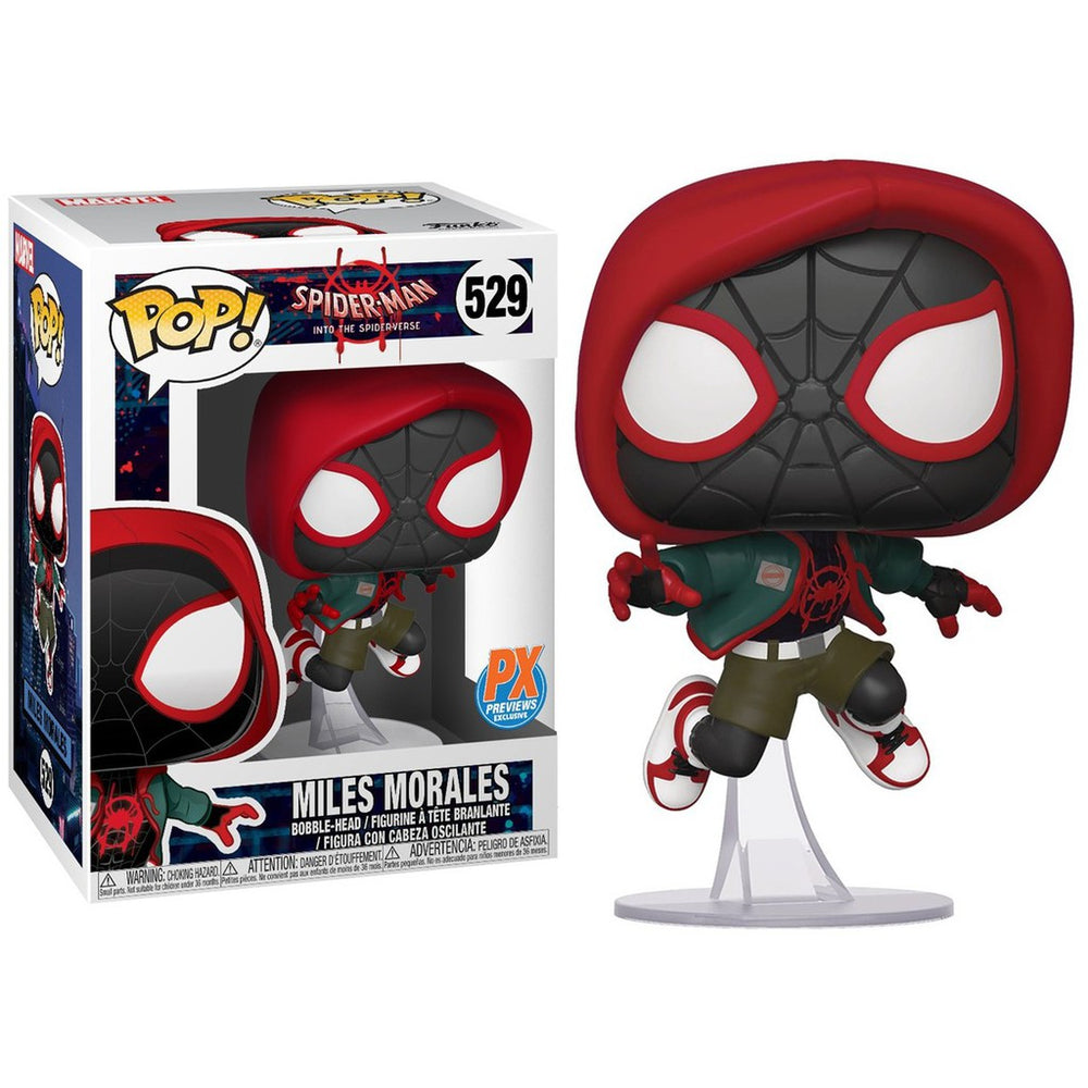 Miles Morales (Hood) #529 Spider-Man Into the Spider-Verse Pop! Vinyl