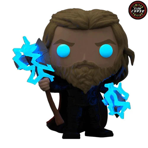 Avengers 4: Endgame - Thor with Thunder Glow in the Dark Pop! Vinyl Figure - Chase