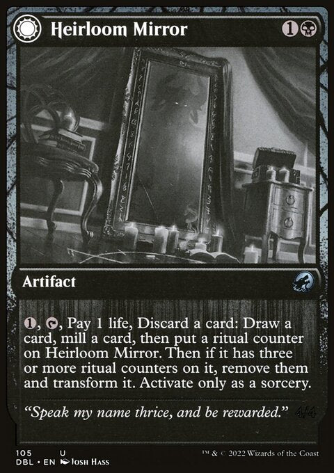 Heirloom Mirror // Inherited Fiend [Innistrad: Double Feature]