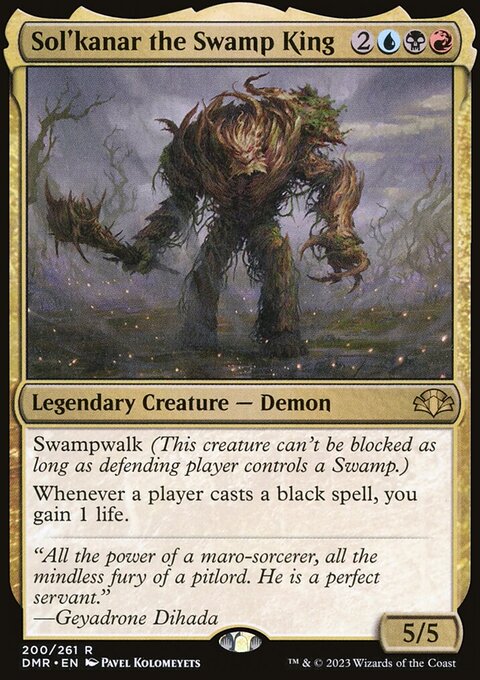 Sol'kanar the Swamp King [Dominaria Remastered]