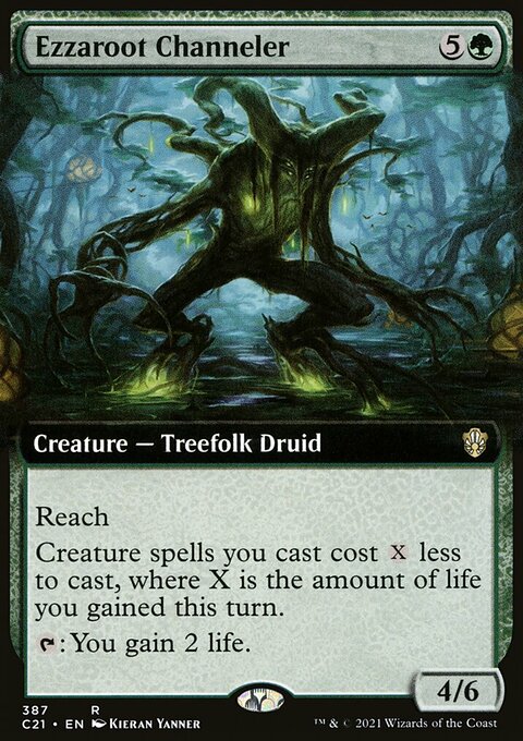 Ezzaroot Channeler (Extended Art) [Commander 2021]