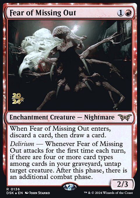 Fear of Missing Out [Duskmourn: House of Horror Prerelease Promos]