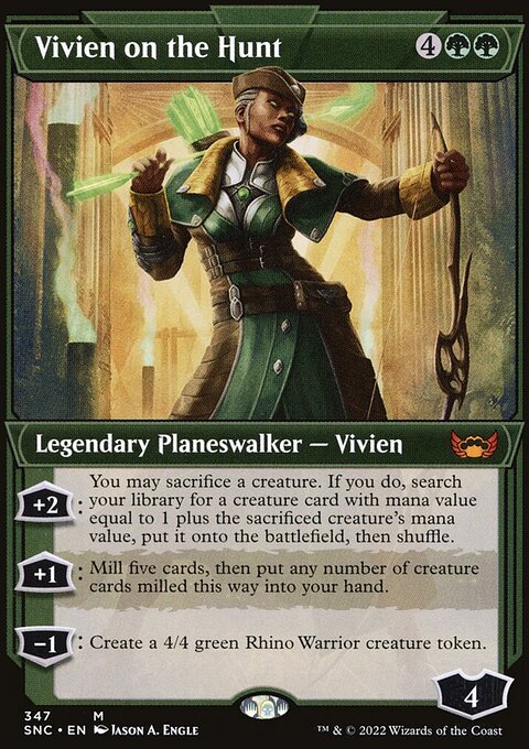 Vivien on the Hunt (Showcase Art Deco) [Streets of New Capenna]