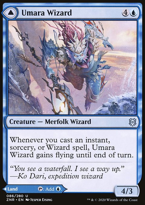 Umara Wizard // Umara Skyfalls [Zendikar Rising]