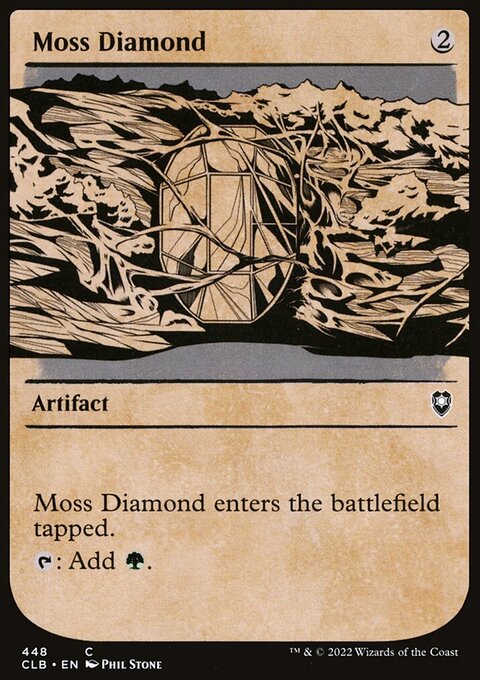 Moss Diamond (Showcase) [Commander Legends: Battle for Baldur's Gate]