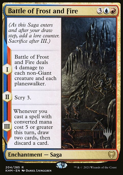 Battle of Frost and Fire (Promo Pack) [Kaldheim Promos]