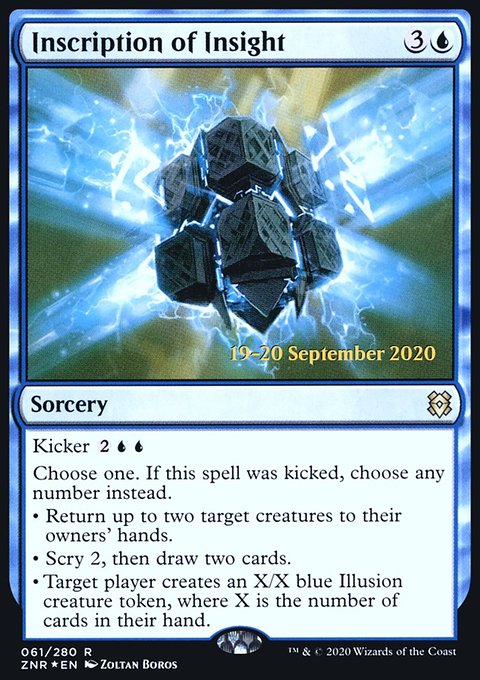 Inscription of Insight [Zendikar Rising Prerelease Promos]