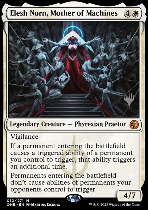 Elesh Norn, Mother of Machines [Phyrexia: All Will Be One Prerelease Promos]