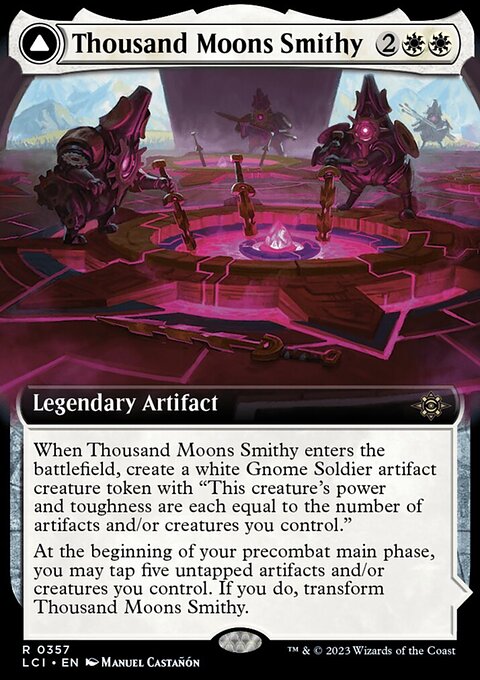 Thousand Moons Smithy (Extended Art) // Barracks of the Thousand [The Lost Caverns of Ixalan]
