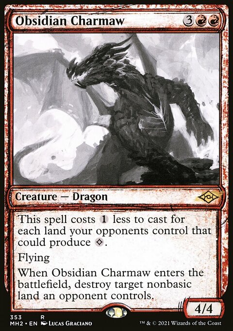 Obsidian Charmaw (Sketch) [Modern Horizons 2]