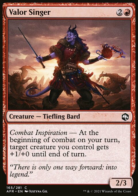 Valor Singer [Dungeons & Dragons: Adventures in the Forgotten Realms]