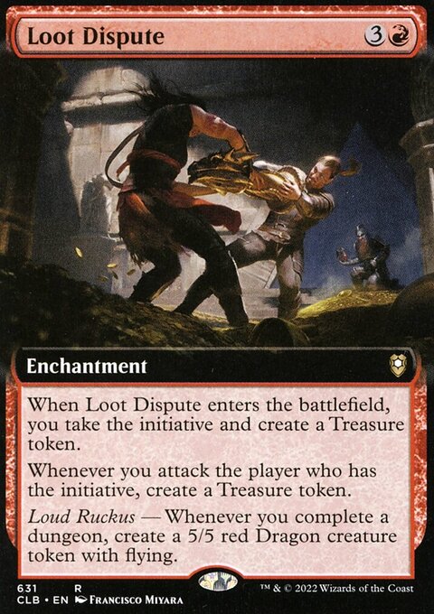 Loot Dispute (Extended Art) [Commander Legends: Battle for Baldur's Gate]