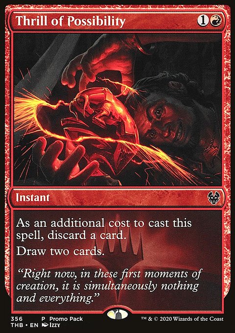 Thrill of Possibility (Promo Pack) [Theros Beyond Death Promos]