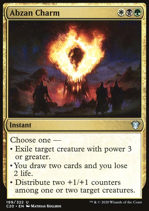 Abzan Charm [Commander 2020]