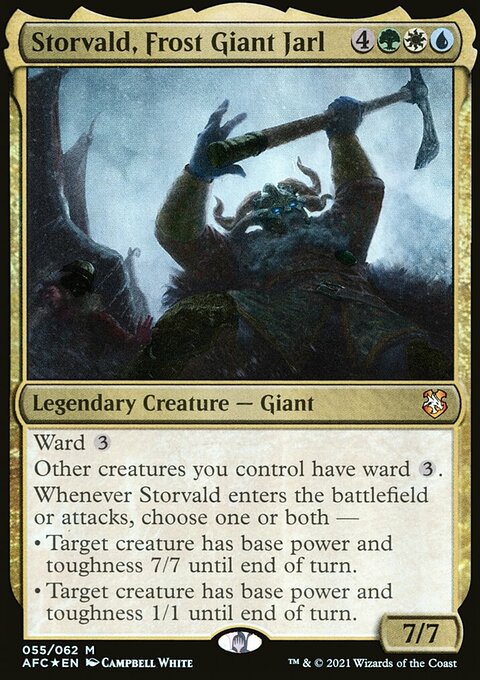 Storvald, Frost Giant Jarl [Dungeons & Dragons: Adventures in the Forgotten Realms Commander]