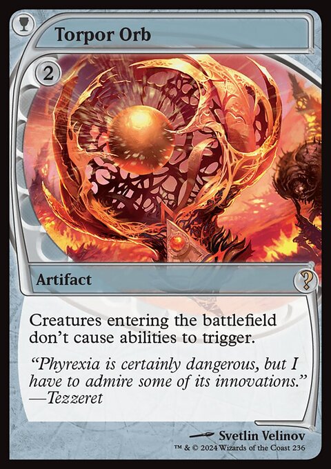 Torpor Orb (Future Sight) [Mystery Booster 2]