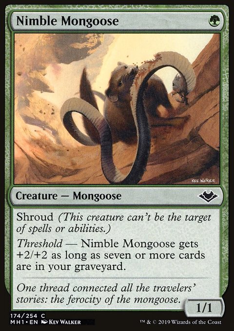 Nimble Mongoose [Modern Horizons]