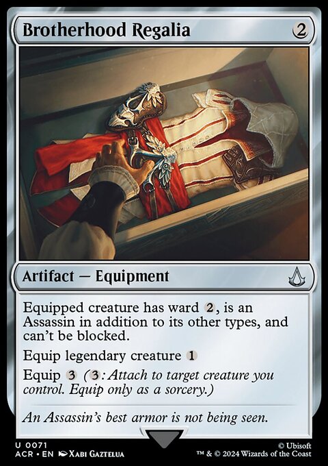 Brotherhood Regalia [Assassin's Creed]