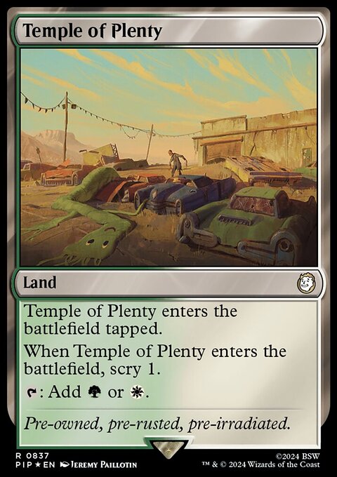 Temple of Plenty (Surge Foil) [Fallout]