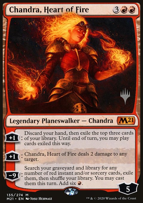 Chandra, Heart of Fire (Promo Pack) [Core Set 2021 Promos]