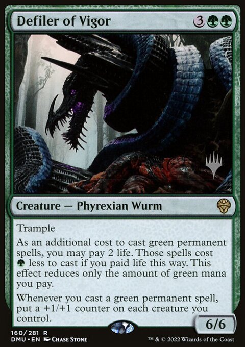 Defiler of Vigor (Promo Pack) [Dominaria United Promos]