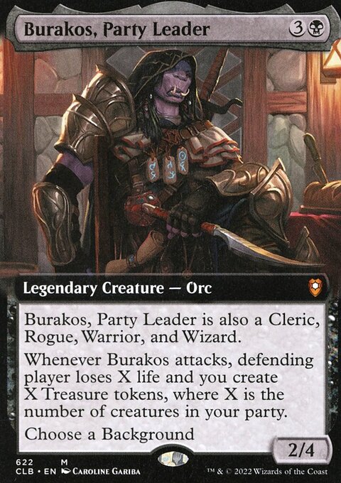 Burakos, Party Leader (Extended Art) [Commander Legends: Battle for Baldur's Gate]