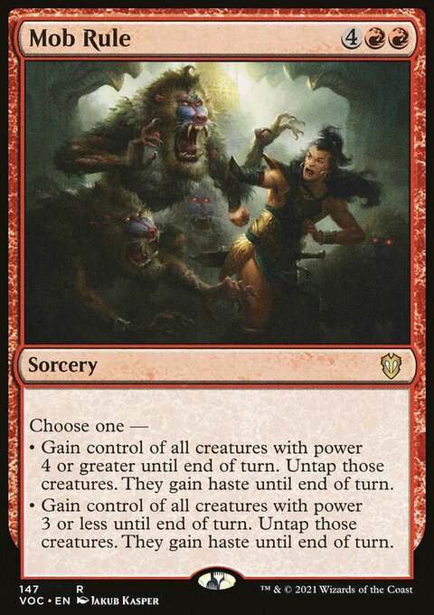Mob Rule [Innistrad: Crimson Vow Commander]