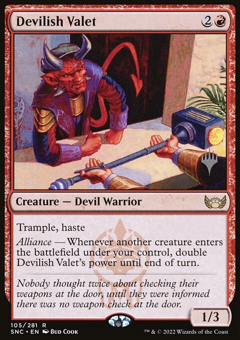 Devilish Valet (Promo Pack) [Streets of New Capenna Promos]